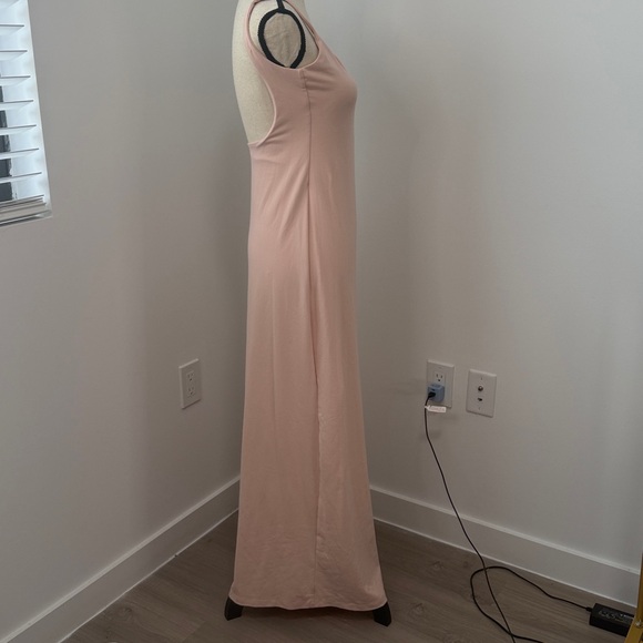 REVOLVE Susana Monaco Blush Pink Bodycon Scoop Neck Maxi Dress.  Sm - Picture 6 of 12